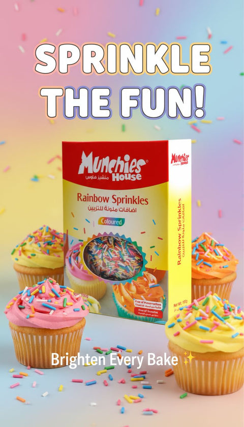 Rainbow Sprinkles for Desserts, Colorful Cake Decor