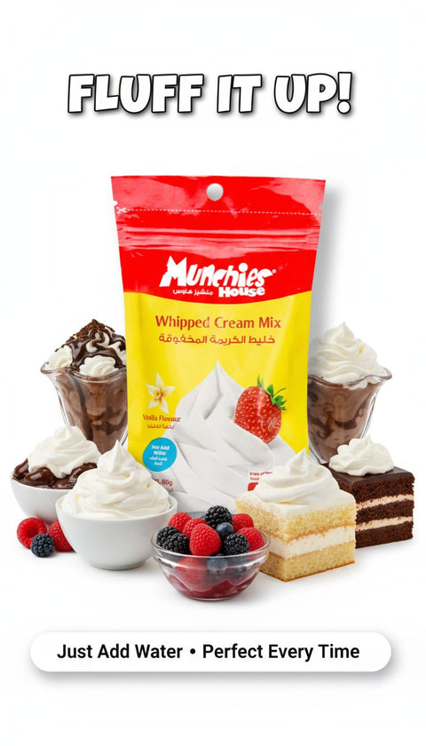 Whipped Cream Powder Vanilla – Just Add Water for Instant Delight