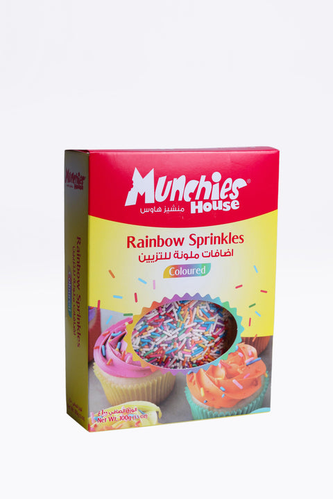 Rainbow Sprinkles for Desserts, Colorful Cake Decor