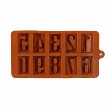 Chocolate Silicone Mold Numbers for Baking & Crafting