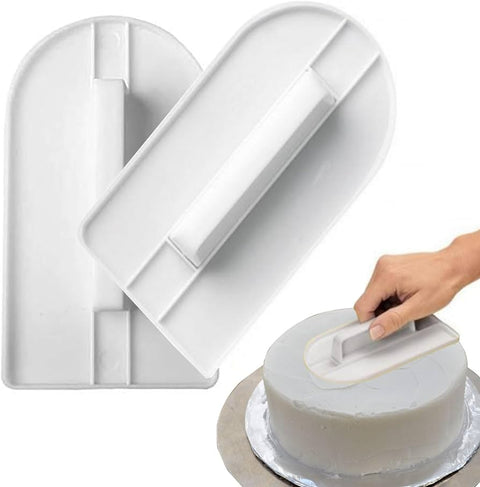 Cake Smoother Dough Cream and Sugar Paste Decor Tool