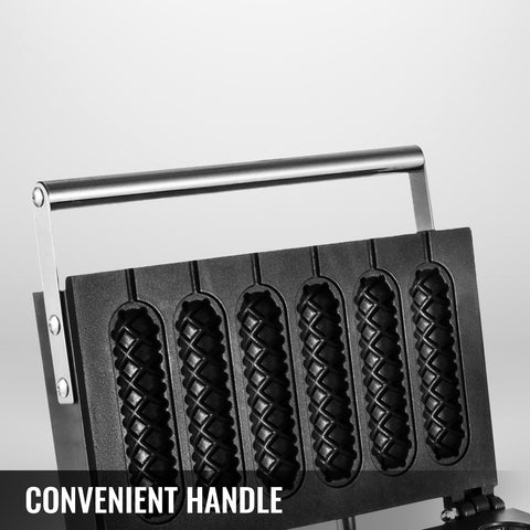Hotdog Waffle Maker, Unique Corn Dog Design, Easy-to-Use