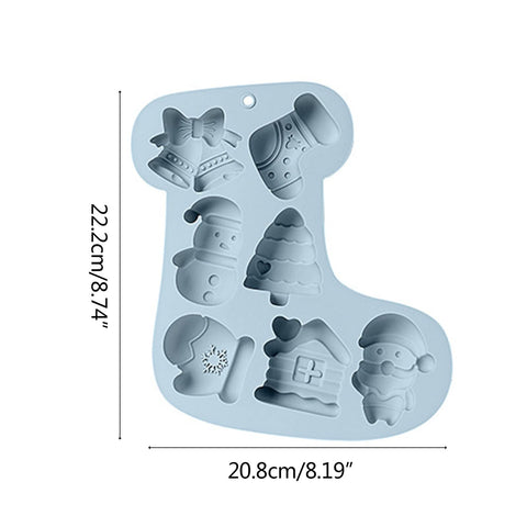 Chocolate Cake Molds Christmas Silicone Non-Stick