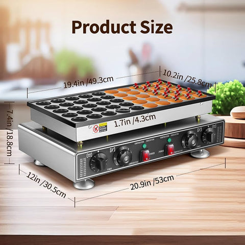 Mini Pancake Machine 50 Electric: Fast, Effortless Breakfast Solution