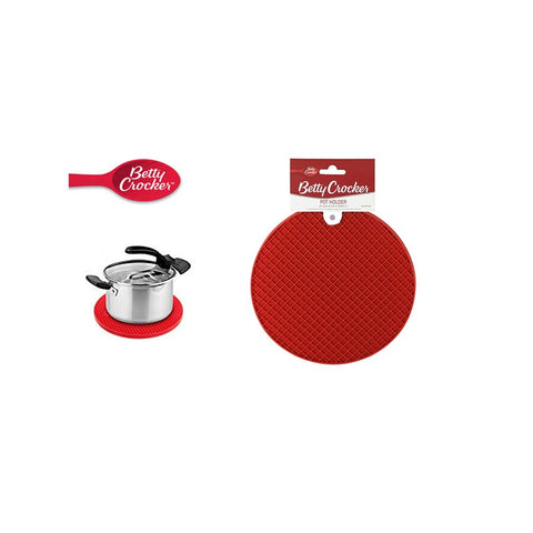 Betty Crocker Silicone Pot Pad 20cm, Heat-Resistant Kitchen Essential