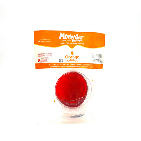 GEL FOOD COLORING ORANGE - Vibrant & Easy-to-Blend for All Desserts