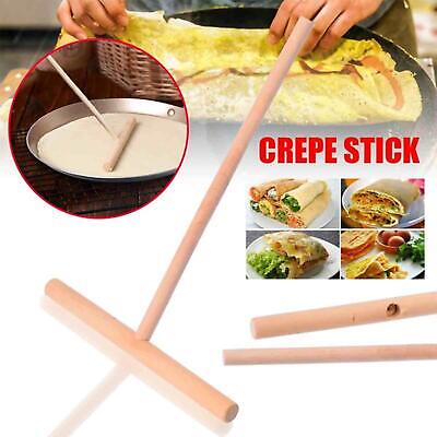 Natural Wooden Crepe Maker, 1Pcs Crepe Spreaders Set