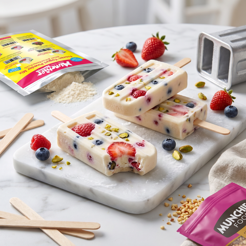 Protein Frozen Yogurt Pops