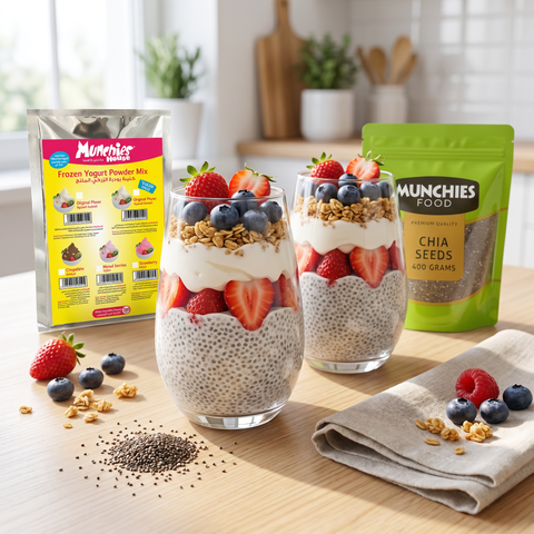 Healthy Chia Pudding Parfait