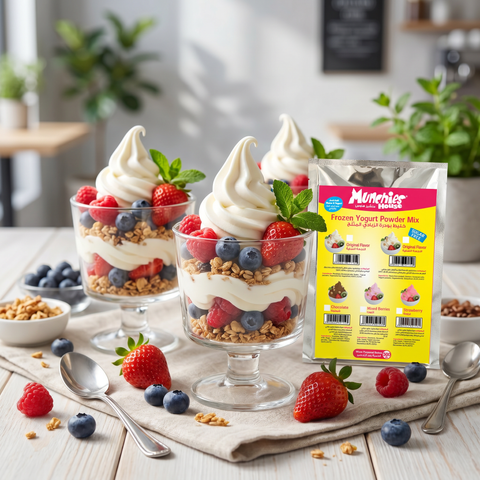 Sugar Free Frozen Yogurt Berry Cups