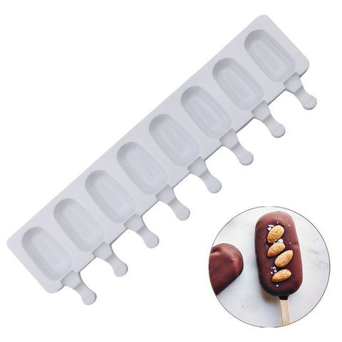 Silicone Ice Cream Mold 8 Cavity
