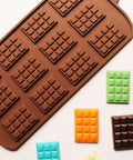 Mini Chocolate Bar Silicone Mould, 21cm x 11cm Munchies House