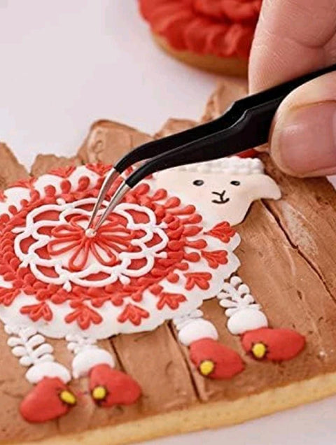 Stainless Steel Multifunction Tweezers, 2pcs