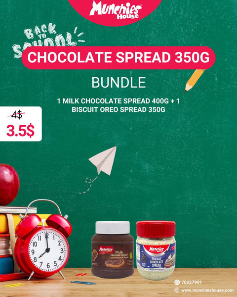 Chocolate Spread 750G Bundle: Milk & Biscuit Oreo