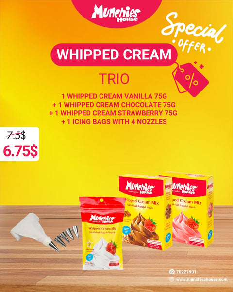 Whipped Cream Powder Vanilla – Just Add Water for Instant Delight