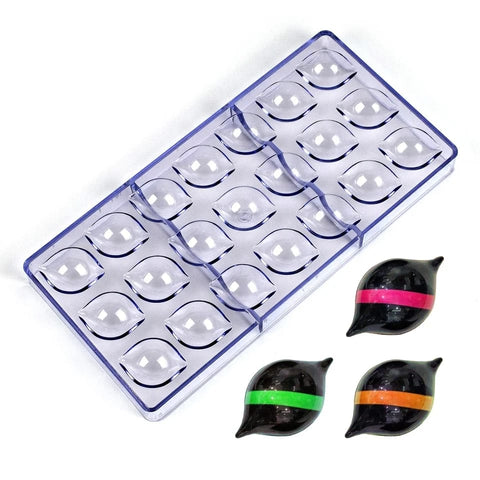 Chocolate Mold Polycarbonate Tray Sphere Ball for Artisan Chocolates