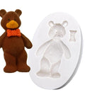 Bear Shaped Silicone 3D