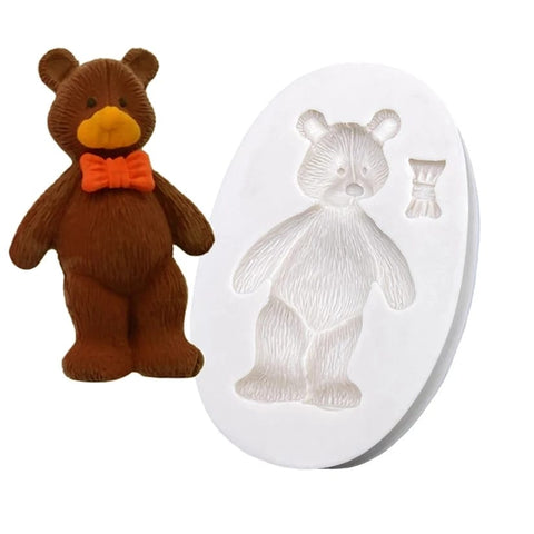 Bear Shaped Silicone 3D
