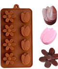 Silicone Tulip Flower Chocolate & Jelly Mold by Munchies House