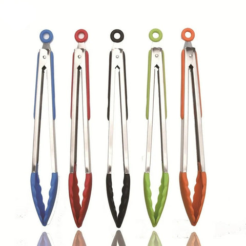 Food Tong 30cm, Nylon & Stainless Steel