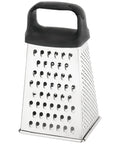 Dorsch Stainless Steel Box Grater with Ergonomic Handle