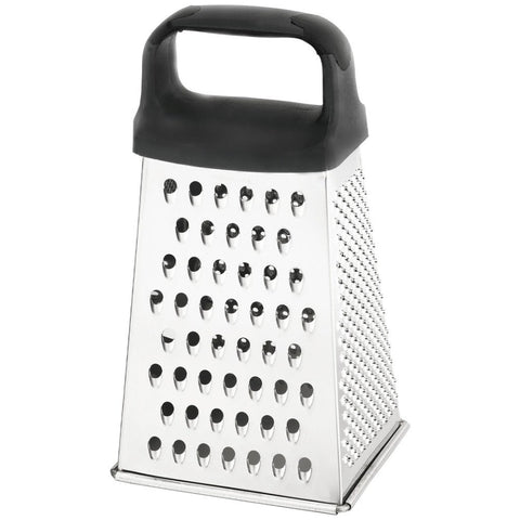 Dorsch Stainless Steel Box Grater with Ergonomic Handle