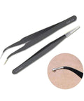 Stainless Steel Multifunction Tweezers, 2pcs
