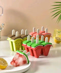 Watermelon Shaped Ice Cream Mold With Lid DIY Popsicle Maker Munchies Tools