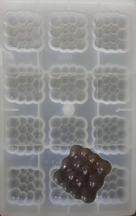 Square Bubble Shape PC Polycarbonate Chocolate Mold