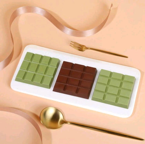 Chocolate Bar Molds,Silicone Snap Bars Making Set, (6 Cell -12 Section)