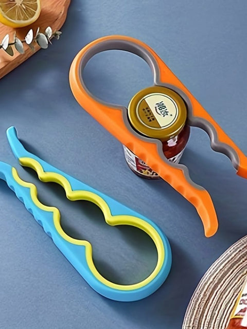 1PC 4-in-1 Jar and Bottle Opener for Kitchen Use
