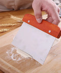 Stainless Steel Pastry Cutters Noodle Knife Cake Scraper with Scale