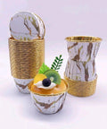Disposable Cupcake and Muffin Cups, Set of 50, for Weddings