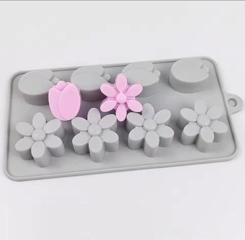 Silicone Tulip Flower Chocolate & Jelly Mold by Munchies House