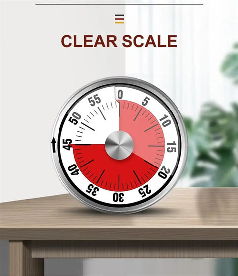 Mechanical Manual Timer with Magnetic Backing Munchies Tools