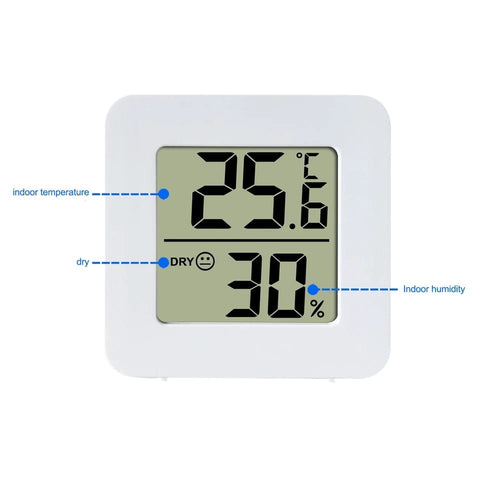 Mini LCD Thermometer Indoor Hygrometer Digital Temperature Humidity
