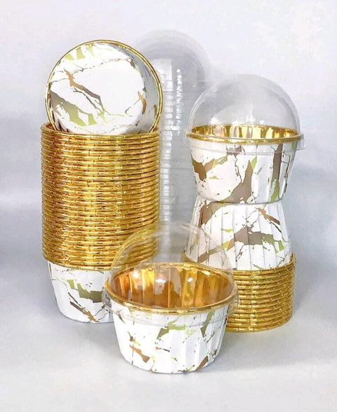 Disposable Cupcake and Muffin Cups, Set of 50, for Weddings