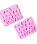 Love Heart Shape Silicone Mold for Chocolates & Cookies