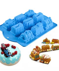Train Chocolate Silicone 9 PCS