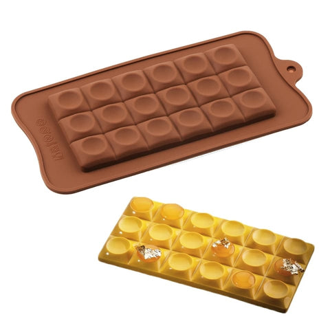 1 PCS Round Bar Shaped Silicone Chocolate Mold