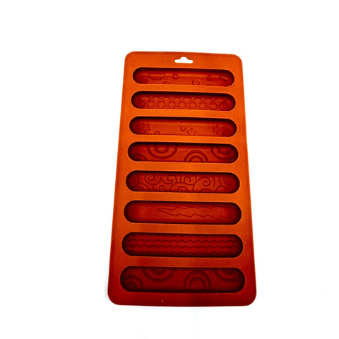 Cereal Bars Baking Mould Silicone Mold with 8 Unique Cavities