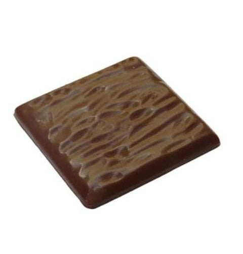 Wavy Flat Square Shape PC Polycarbonate Chocolate Mold