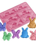 Easter Bunny & Egg Silicone Mold