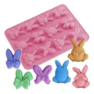 Easter Bunny & Egg Silicone Mold