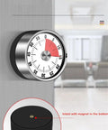 Mechanical Manual Timer with Magnetic Backing Munchies Tools