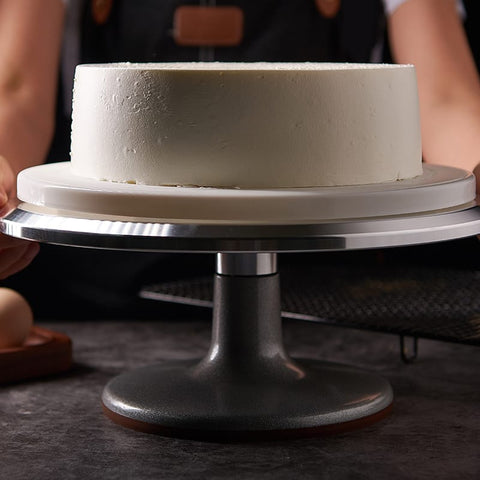 Senior Piping Turntable - Sturdy Aluminum 12 Inch (31cm)  Cake Stand