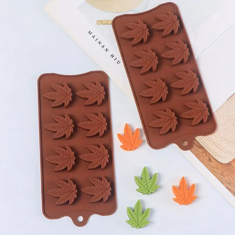 Silicone The Leaves Chocolate Mold
