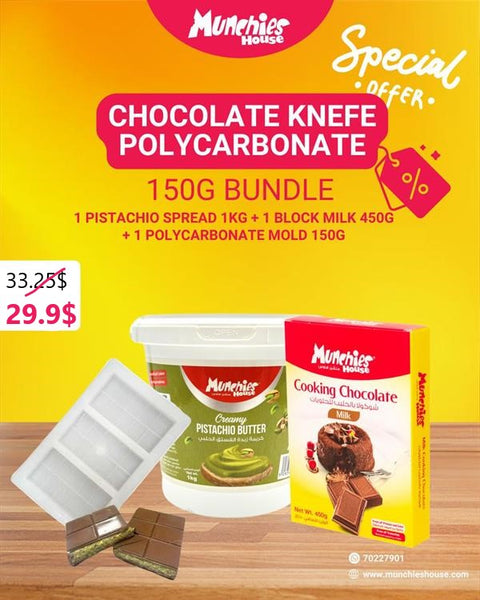 Chocolate Knefe Polycarbonate 150G Bundle