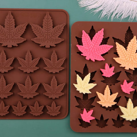 1pc 3D Maple Leaf Silicone Mold For DIY Crafts Handmade Candle