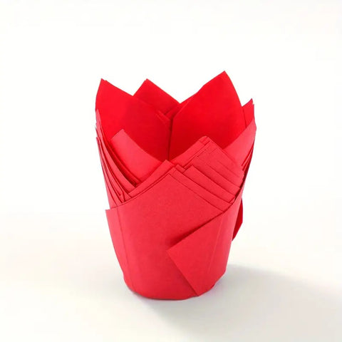 Tulip Muffin Disposable Paper -Paper Cake Cup 50-Piece Set